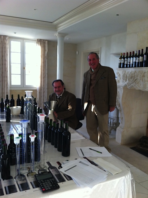 Blending with Michel Rolland.